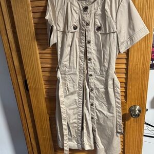 Brooks Brothers Light Tan Dress